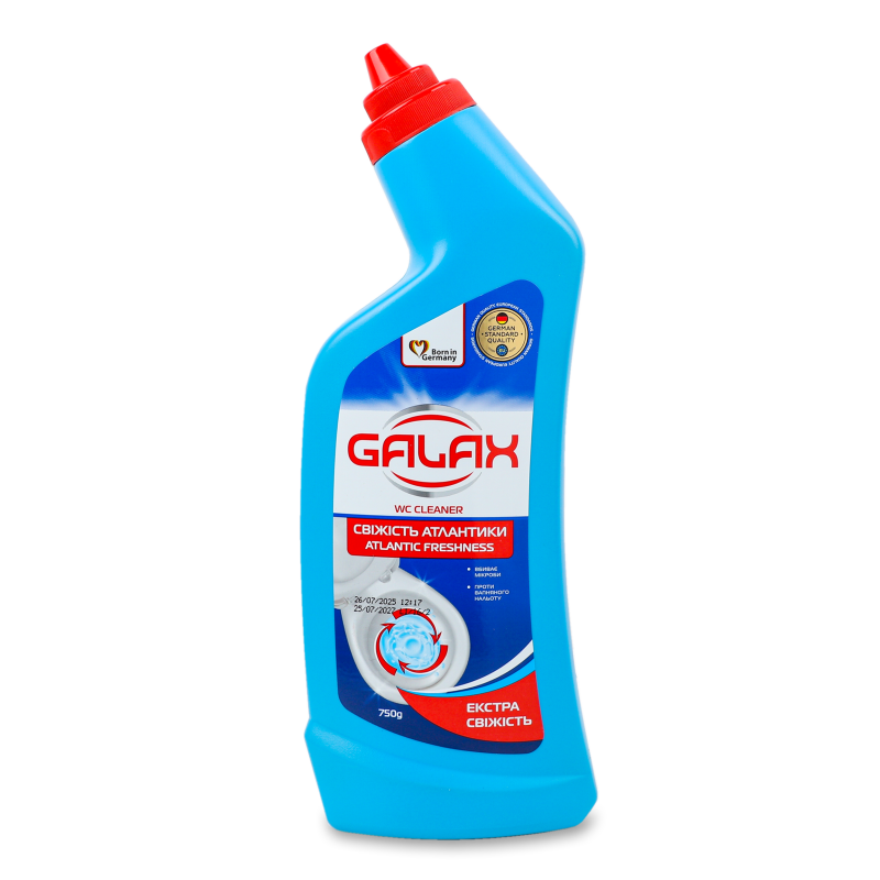 Засіб д/чищення унітазу Пауер Клін Свіжість Атлантики 750г Галакс