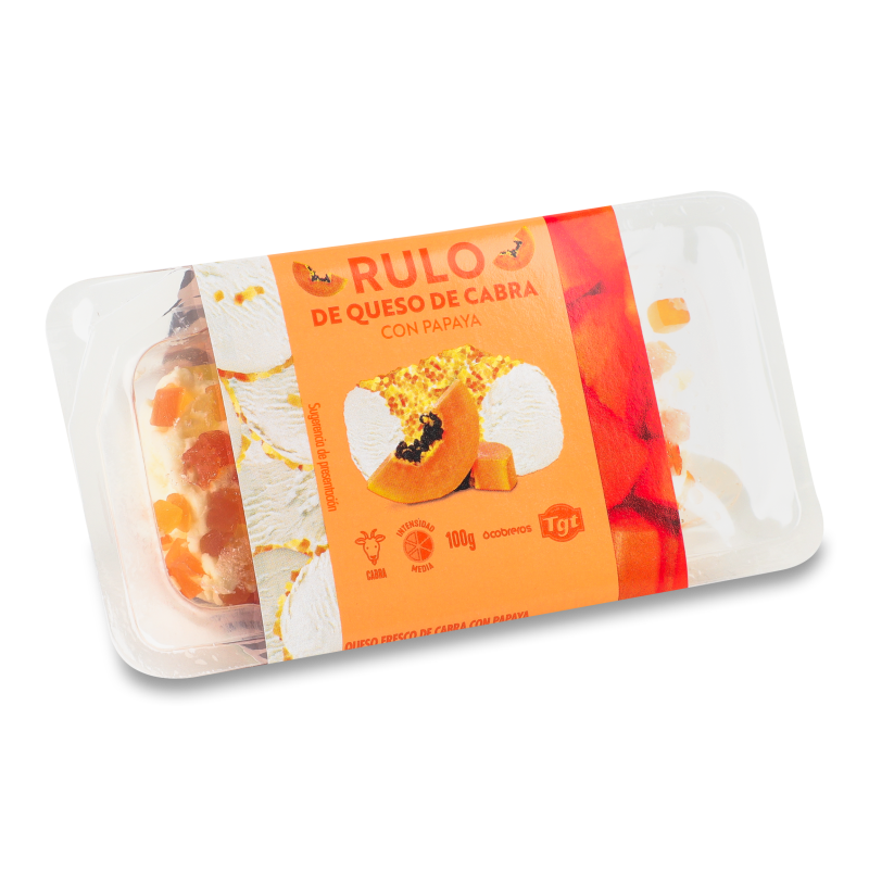 Сир з козиного молока з папайєю 45% 100г Oh My Cheese!