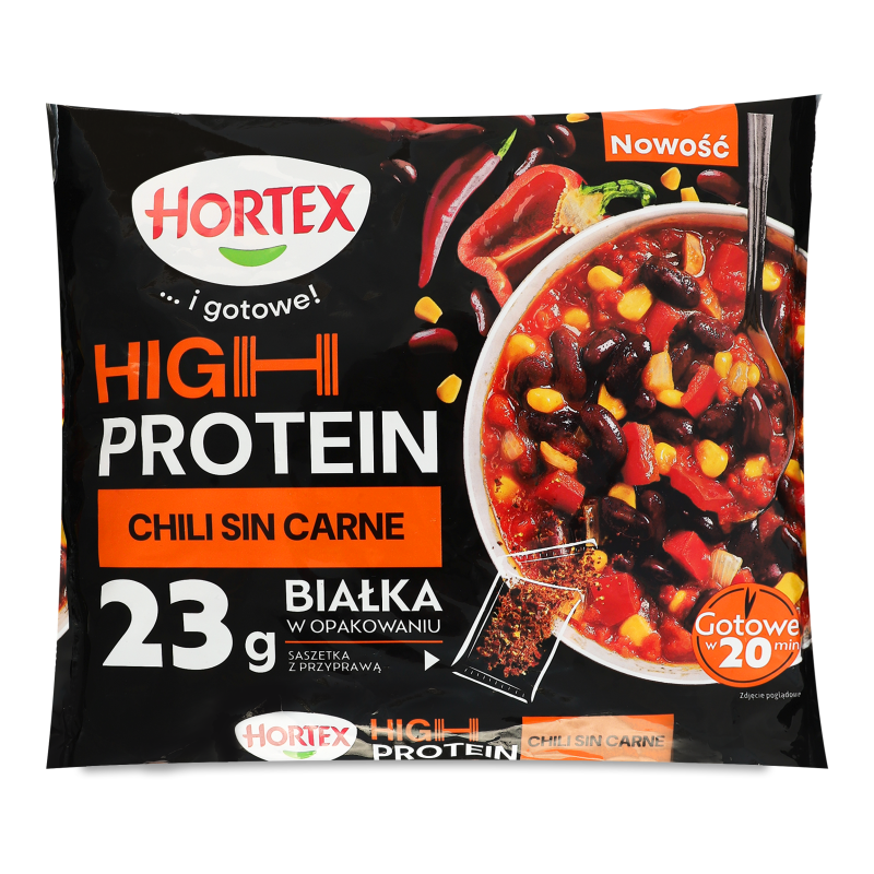 Овочі Чілі High protein с/м 450г Hortex