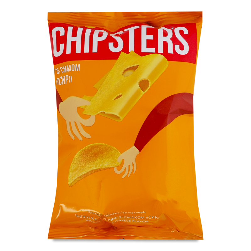 Чипси з смаком Сир 60г м/у Chipster’s