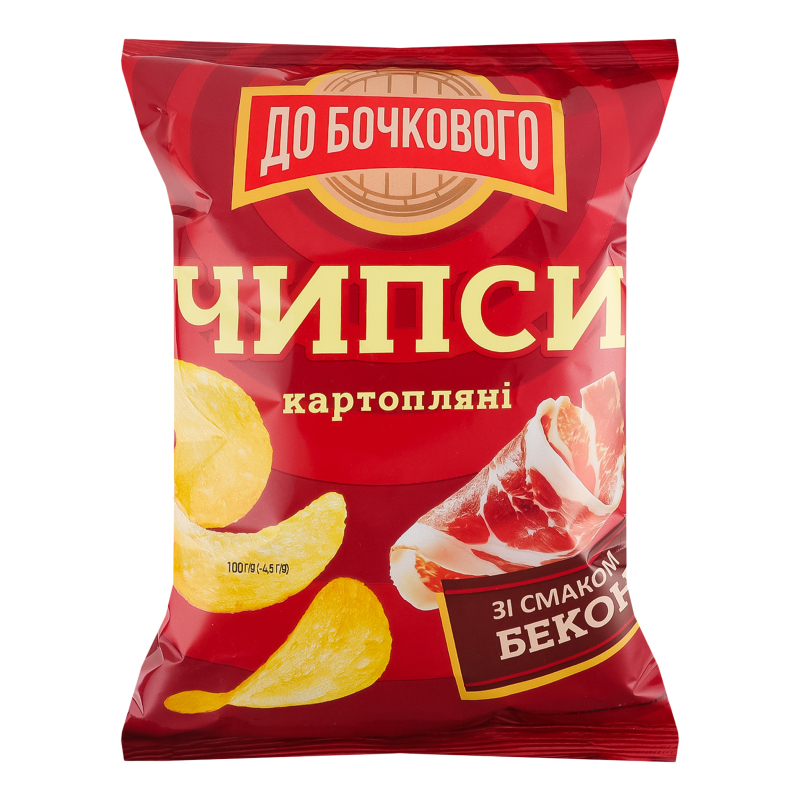 Чипси картопляні Бекон До Бочкового м/у