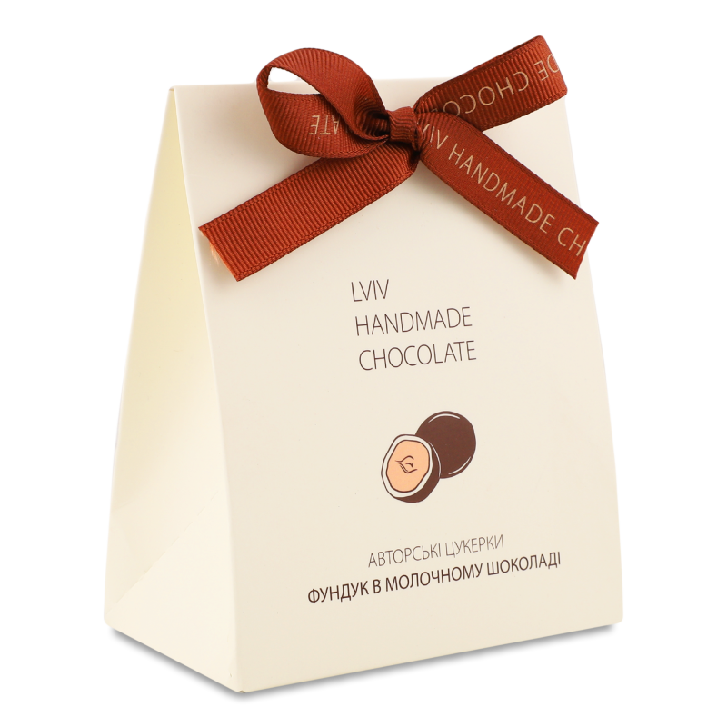Драже Фундук в молочному шоколаді 100г Lviv handmade chocolate