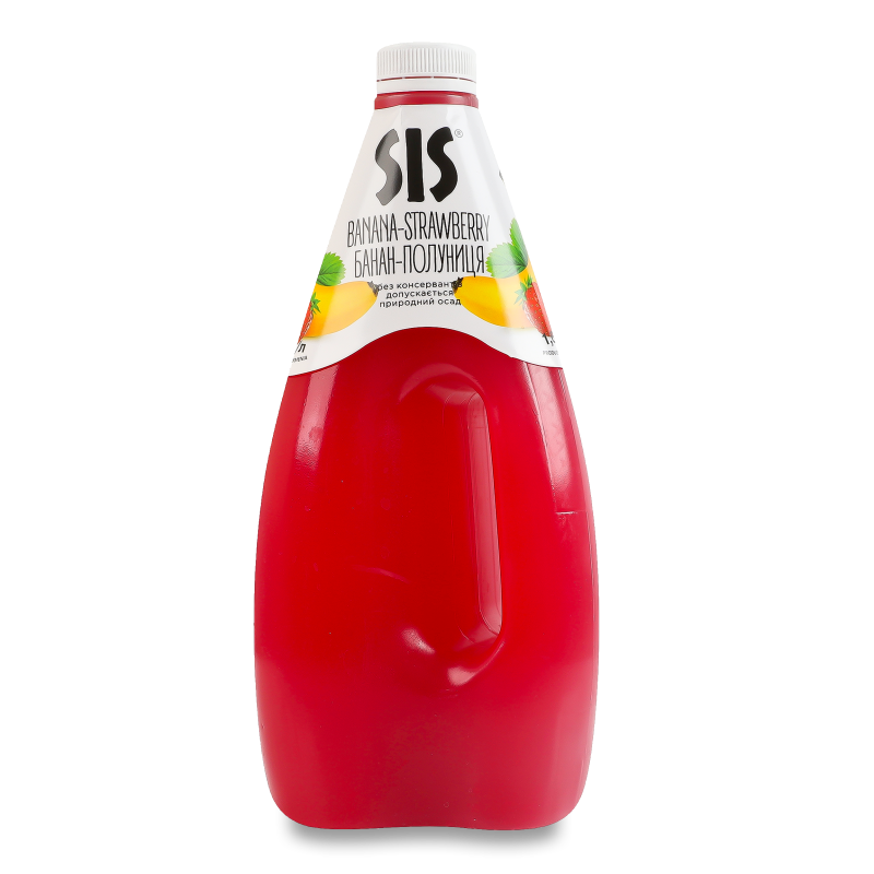 Нектар Банан-полуниця 1,6л пет SIS