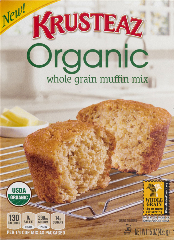 Krusteaz Organic Whole Grain Muffin Mix Krusteaz(41449450230