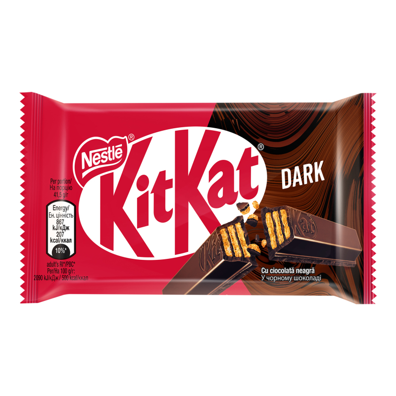 Батончик у чорному шоколаді KitKat м/у 41.5г Kit Kat(8445290542311