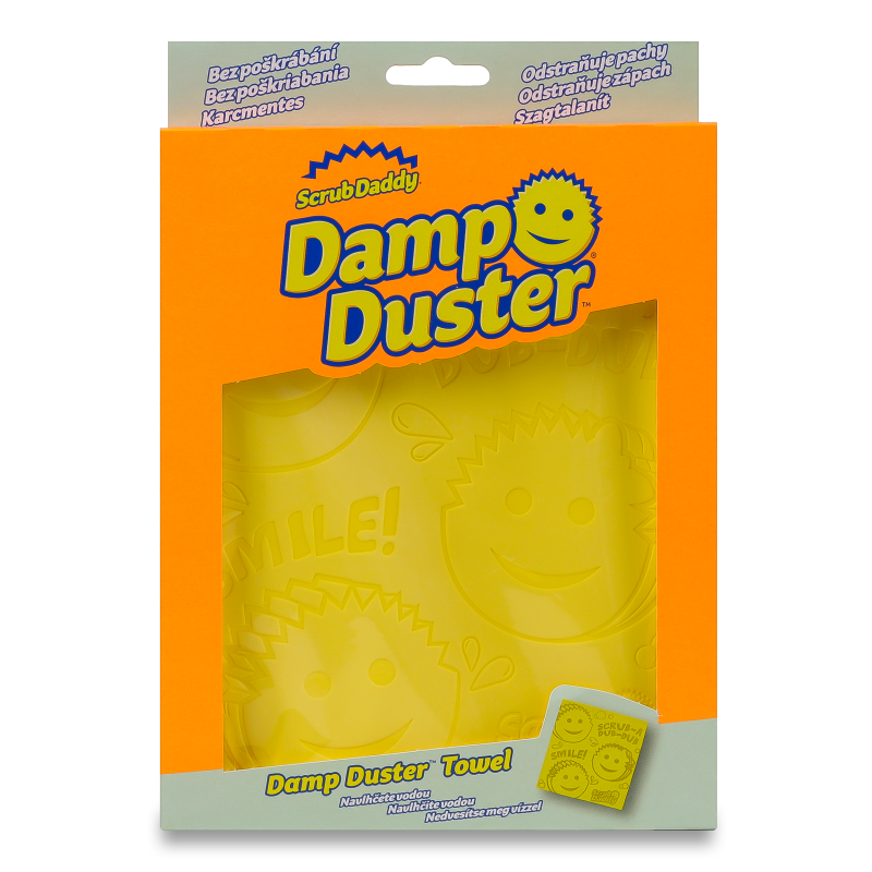 Рушник д/пилу Dump Duster жовтий/рожевий Scrub Daddy
