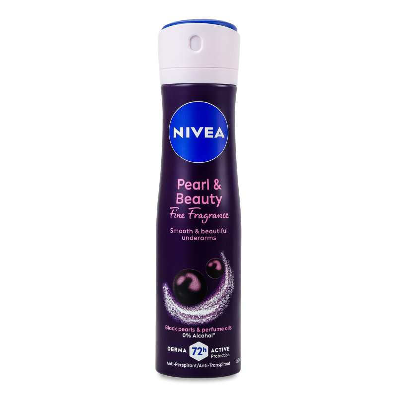 Антиперспірант Pearl&Beauty Преміальні парфуми спрей 150мл Nivea