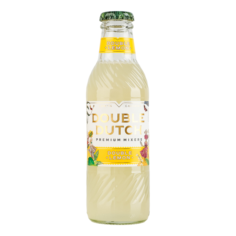 Напій безалкогольний газований низькокалорійний зі смаком лимона Double lemon Double Dutch с/пл
