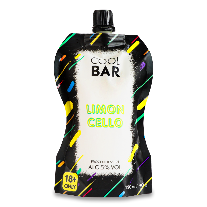 Десерт Лімончелло з горілкою заморожений 5% 90г пауч Cool Bar