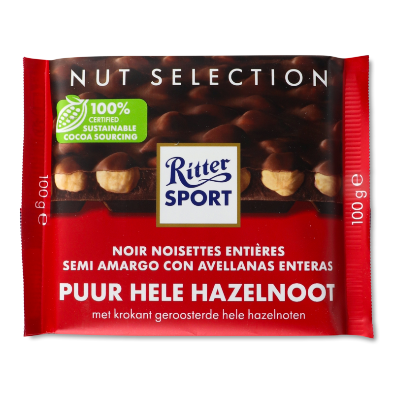 Шоколад чорний Dunkle Voll-Nuss 100г Ritter Sport