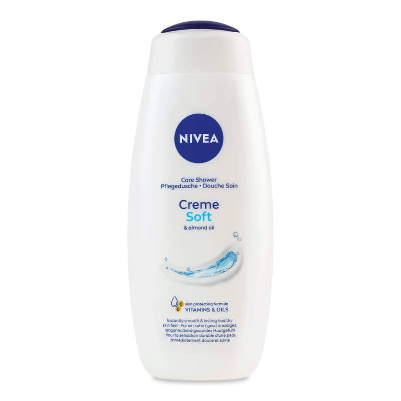 Гель-догляд д/душу Creme soft&Almond oil 500мл Nivea