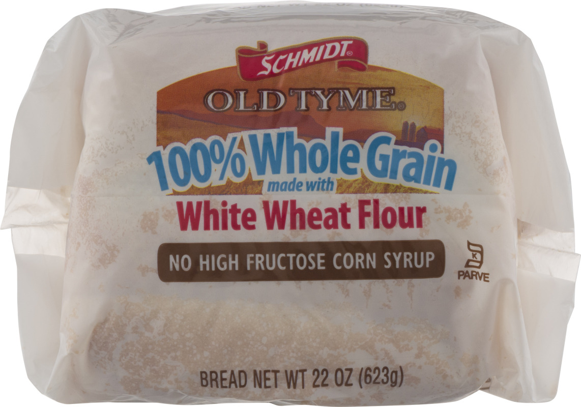 Schmidt Old Tyme 100 Whole Grain White Wheat Flour Bread Schmidt