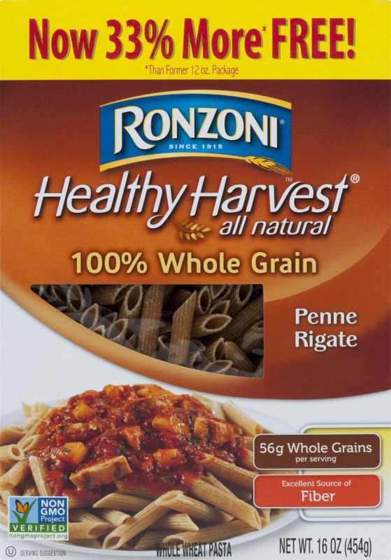 Ronzoni Healthy Harvest Whole Grain Penne Rigate Ronzoni(33400721145
