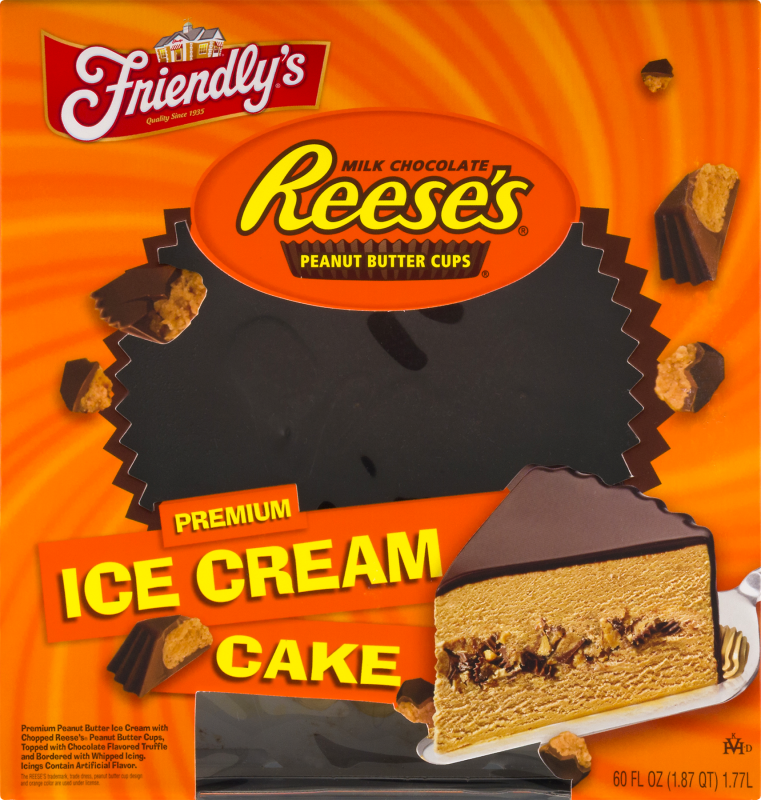 Friendly's Ice Cream Cake Reese's Peanut Butter Cups Friendly's ...