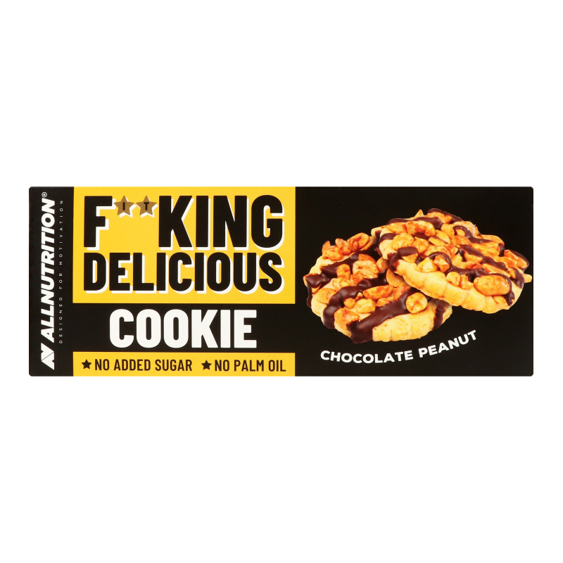 Печиво з арахісом та шоколадом Fitking delicious Allnutrition к/у