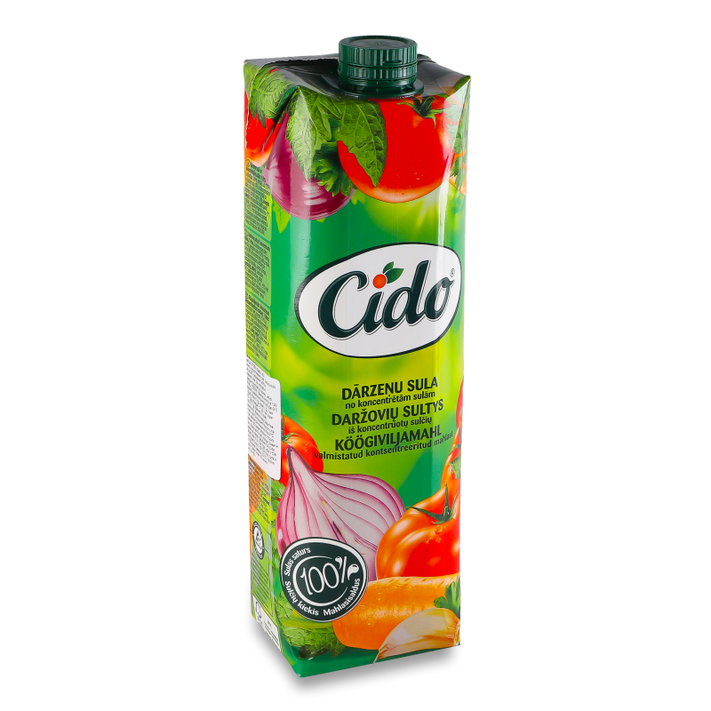 Сік овочевий 1л призма Cido