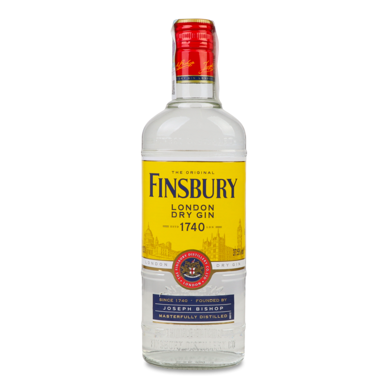 Джин London dry 37,5% 0,7л Finsbury