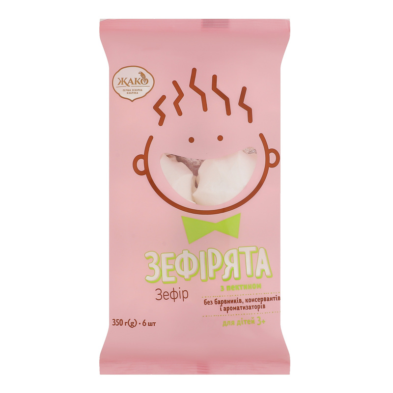 Зефир для детей от 3лет Зефирята Жако м/у 350г Жако(4820078263178