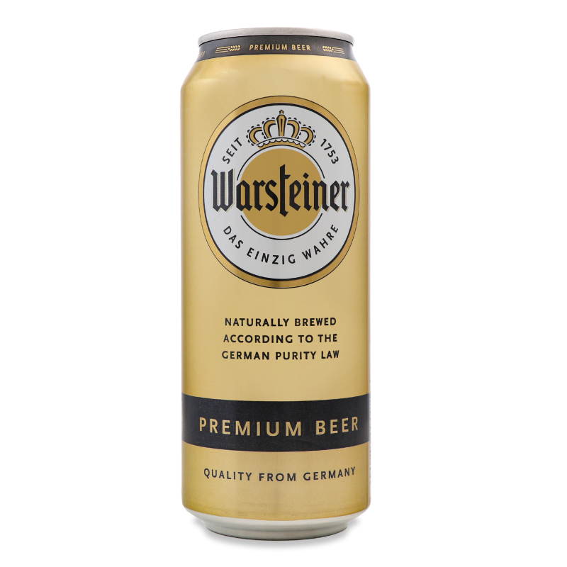 Пиво Преміум 4,8% 0,5л ж/б Варштайнер
