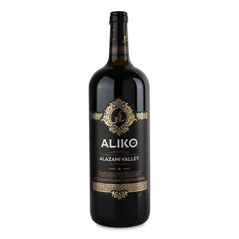 Вино Alazani Valley червоне н/солодке 9-13% 1,5л Aliko C&W