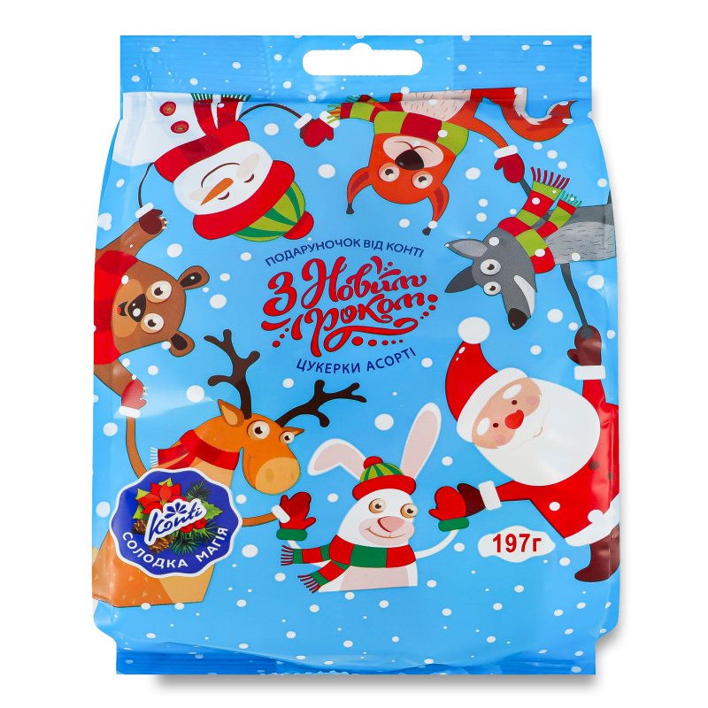 Асорті цукерок Подаруночок від Конті 197г Konti