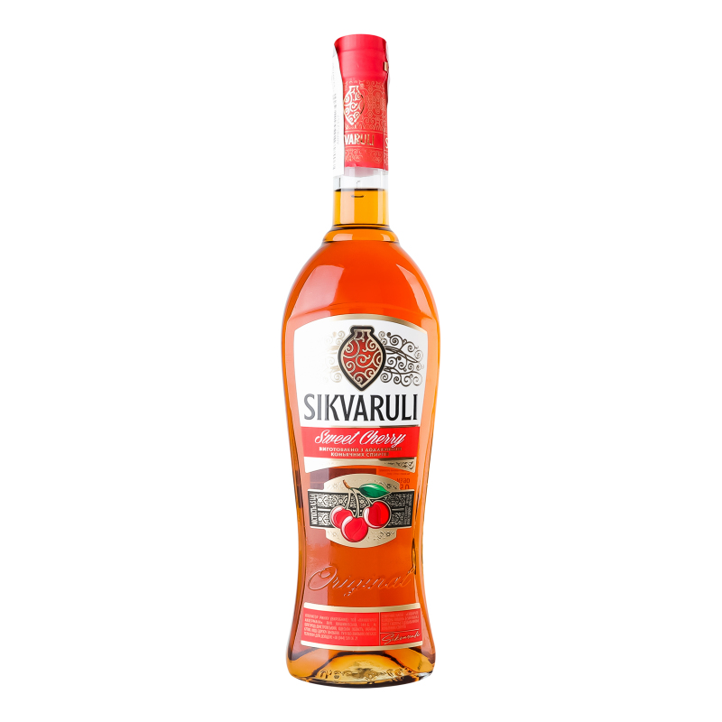 Напиток спиртной 0.5л 30% Сладкая вишня Sikvaruli бут Sikvaruli