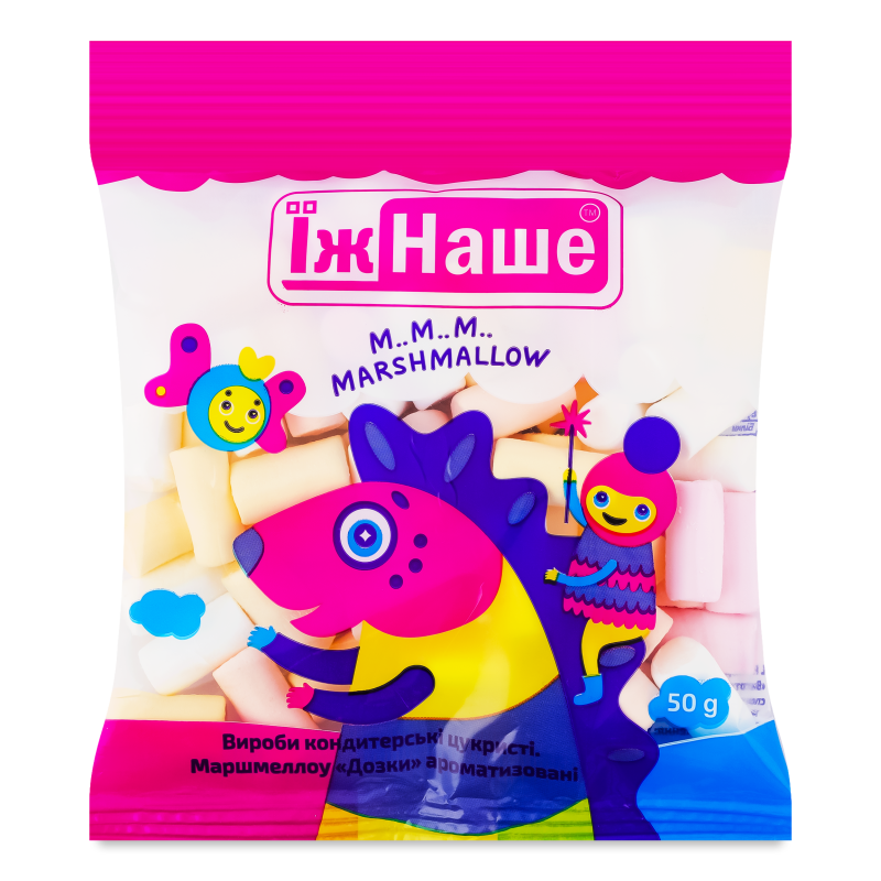 Маршмеллоу Дозки ароматизовані 50г Їж наше