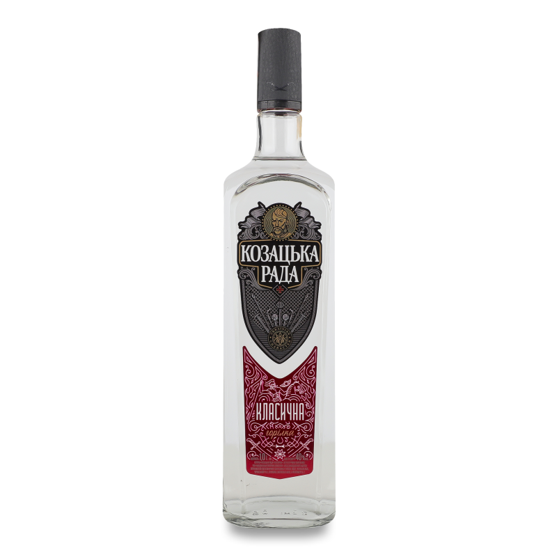 Горілка Класична 40% 1л Козацька Рада