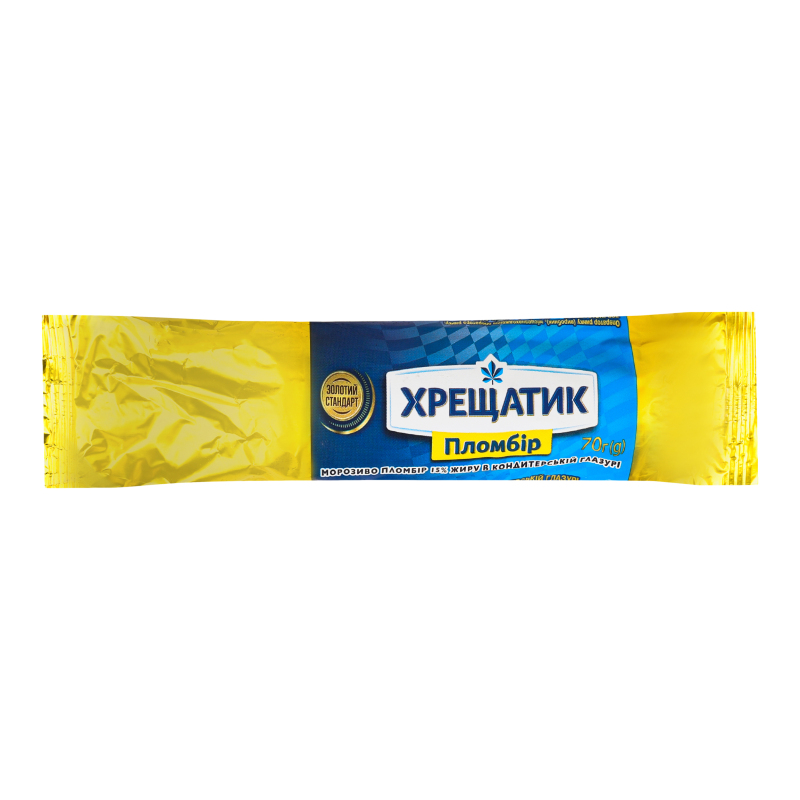 Мороженое 15% пломбир в кондитерской глазури Золотой стандарт