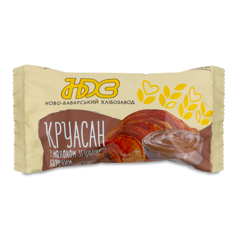Круасан з молоком згущеним вареним 60г НБХЗ