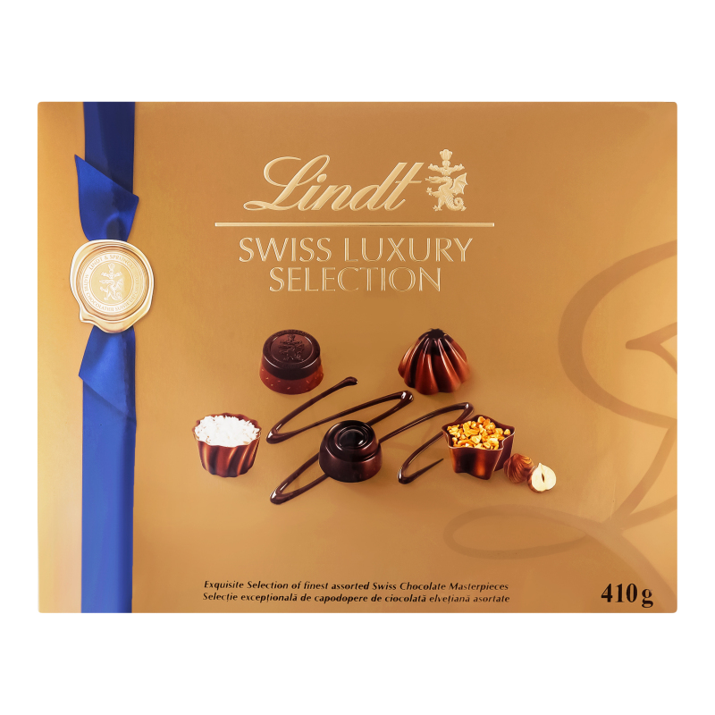 Цукерки асорті Swiss luxury selection Lindt к/у