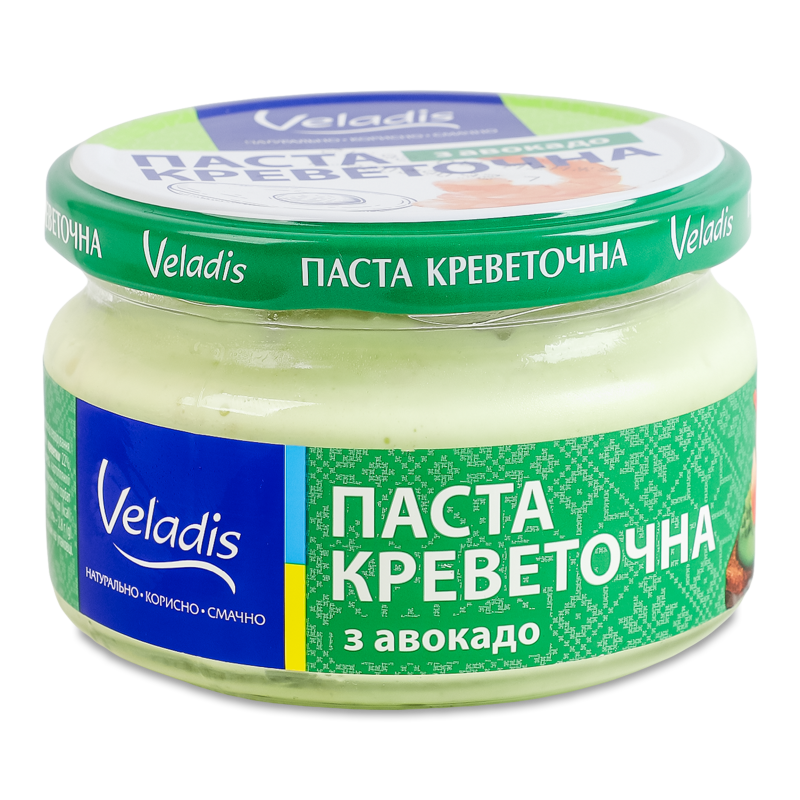 Паста креветочна з авокадо 160г твіст/б Veladis