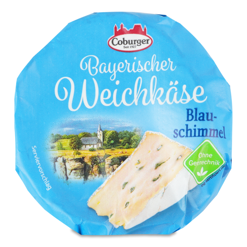 Сир м’який Баварський Блю 24,5% 150г Coburger