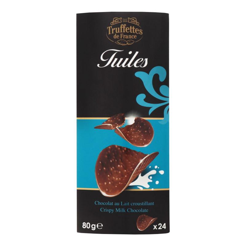 Чипси з молочного шоколаду Tuiles Truffettes de France к/у