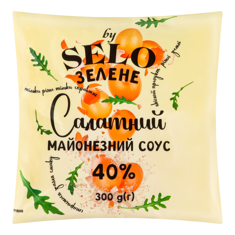 Соус майонезний 40% Салатний Selo Зелене м/у