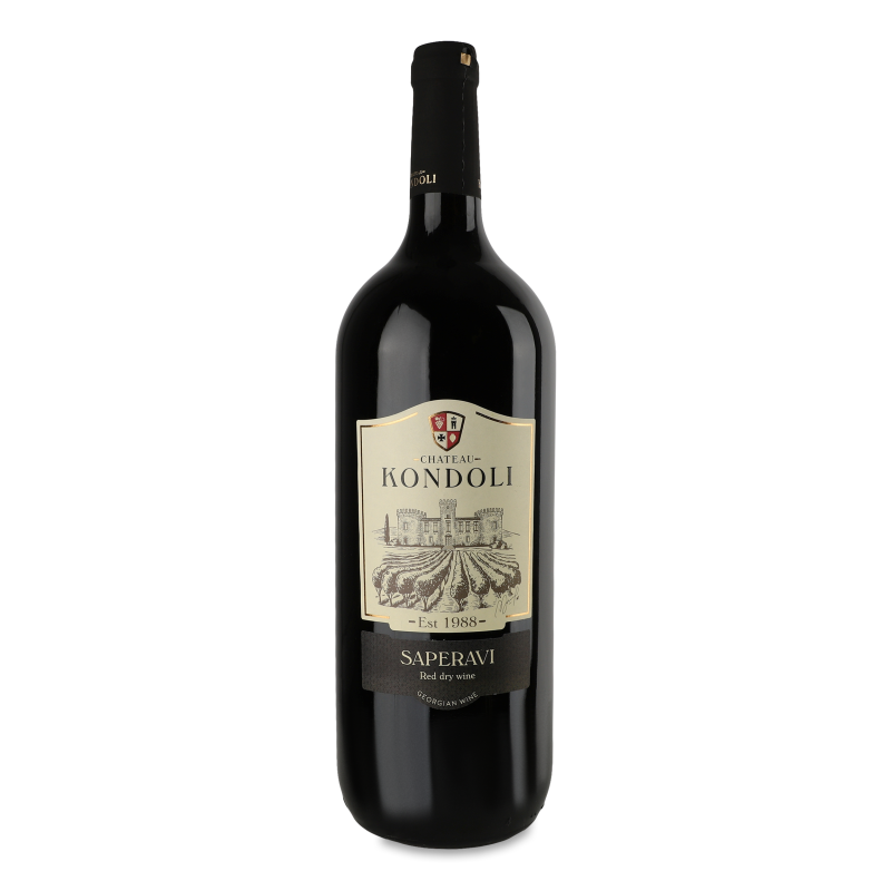 Вино Saperavi червоне сухе 11-13% 1,5л Chateau Kondoli