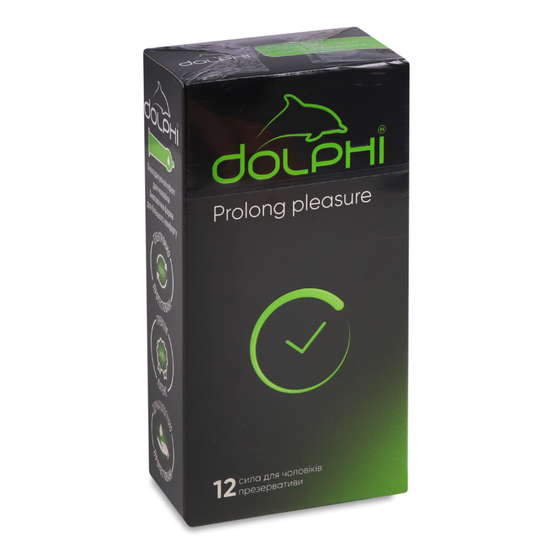 Презервативи Пролонг Плеже 12шт Долфі