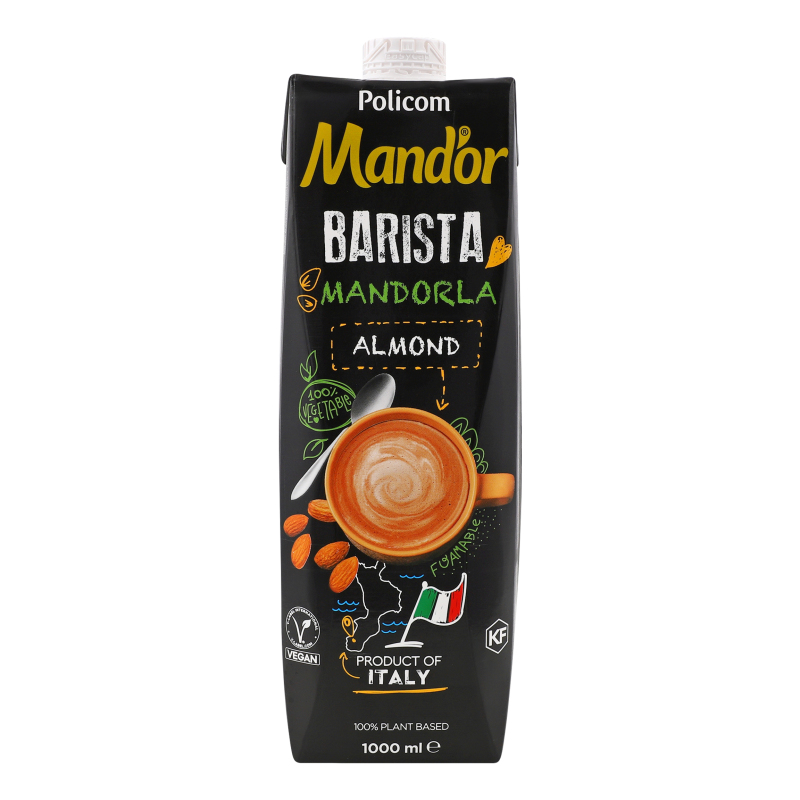 Напій мигдальний для професіоналів Barista Mand'or т/п