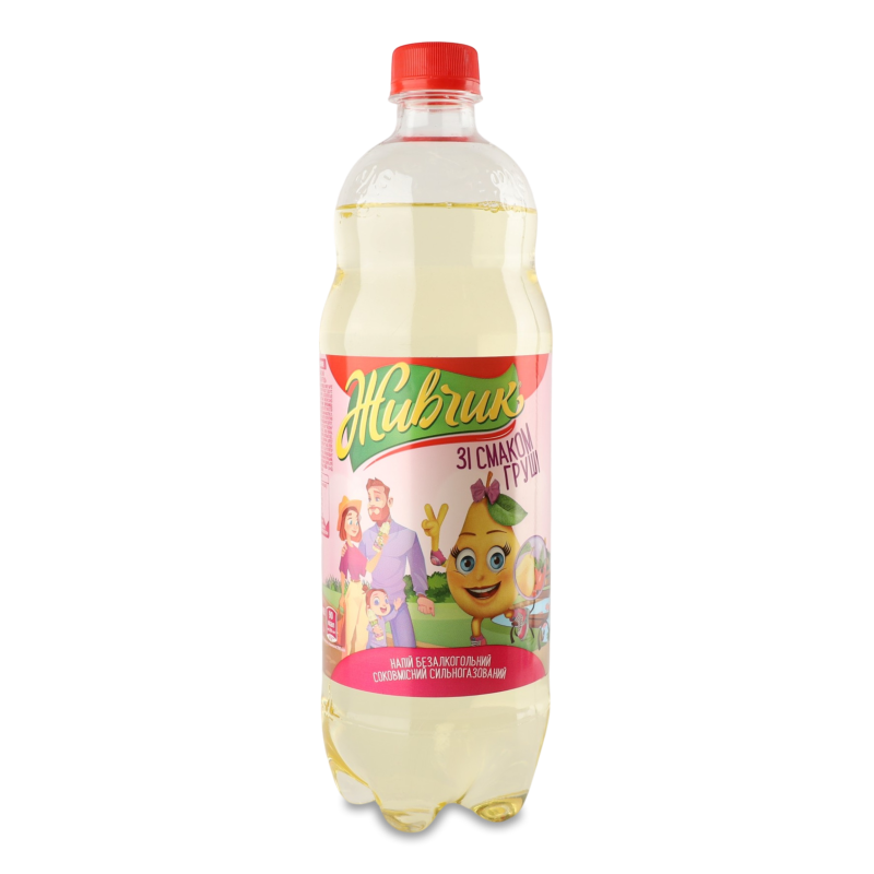 Вода солодка Живчик груша 1л Оболонь