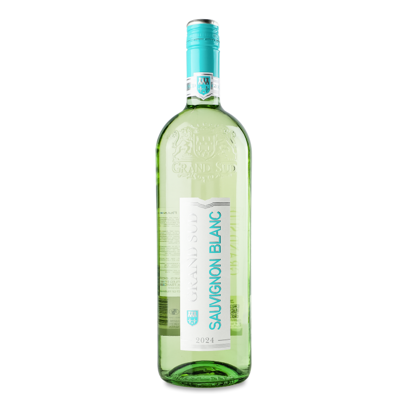 Вино Sauvignon Blanc біле н/сухе 11% 1л Grand Sud