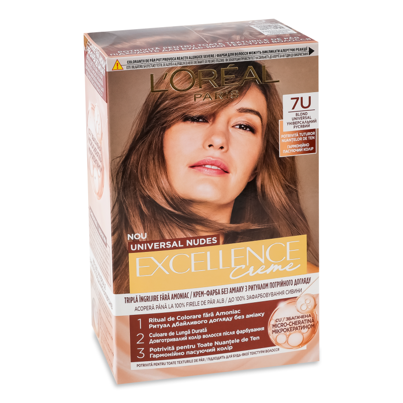 Крем-фарба д/волосся Excellence Creme 7U русявий L’Oreal