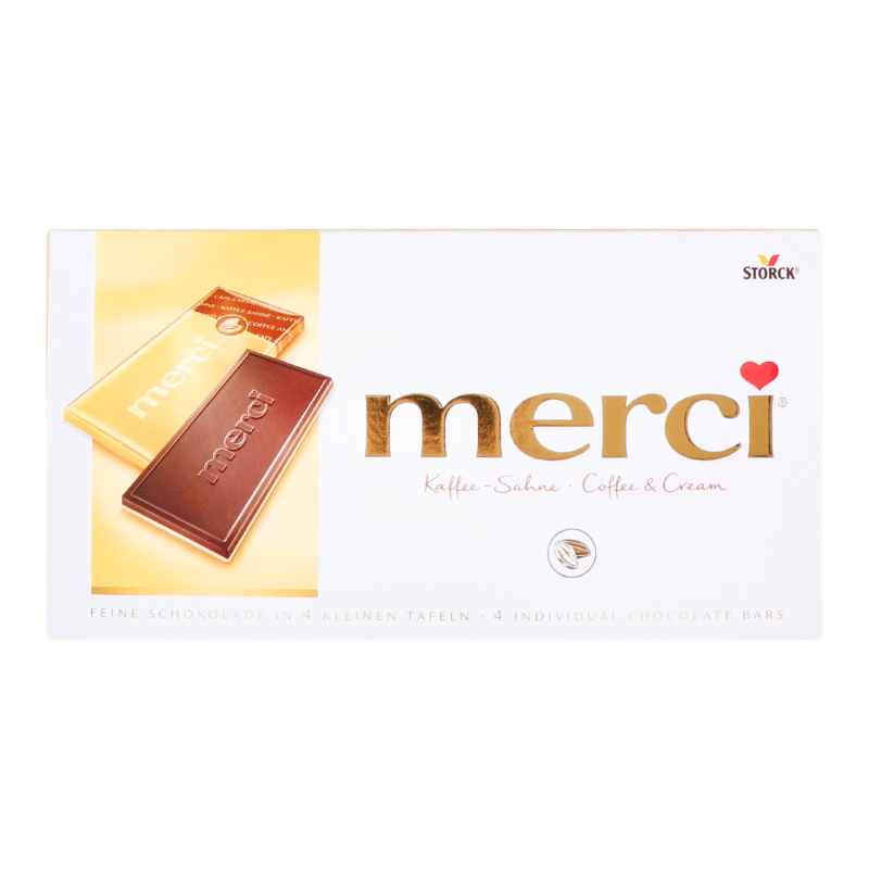 Шоколад Merci кава з вершками 100г х15 Merci(4014400140118): купить в ...