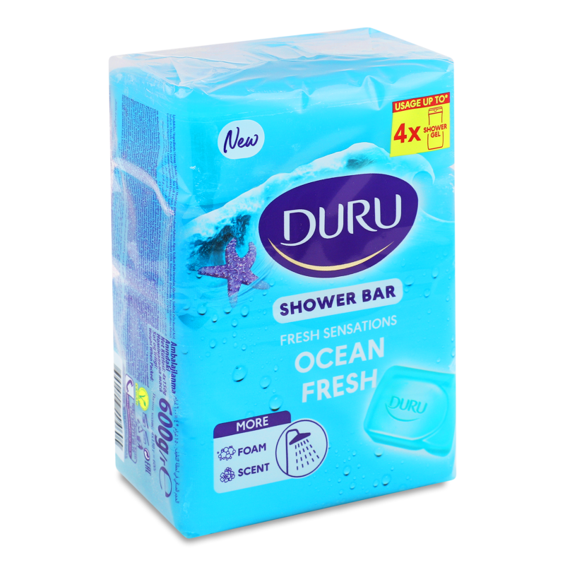 Мило Fresh Sensations Океанський бриз 4*150г Duru