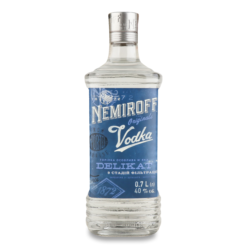 Горілка Делікат м”яка 40% 0,7л штоф Немірофф