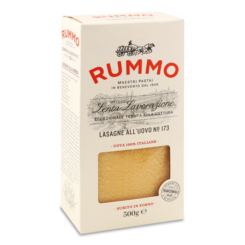 Вироби макаронні яєчні Лазанья №173 500г Руммо
