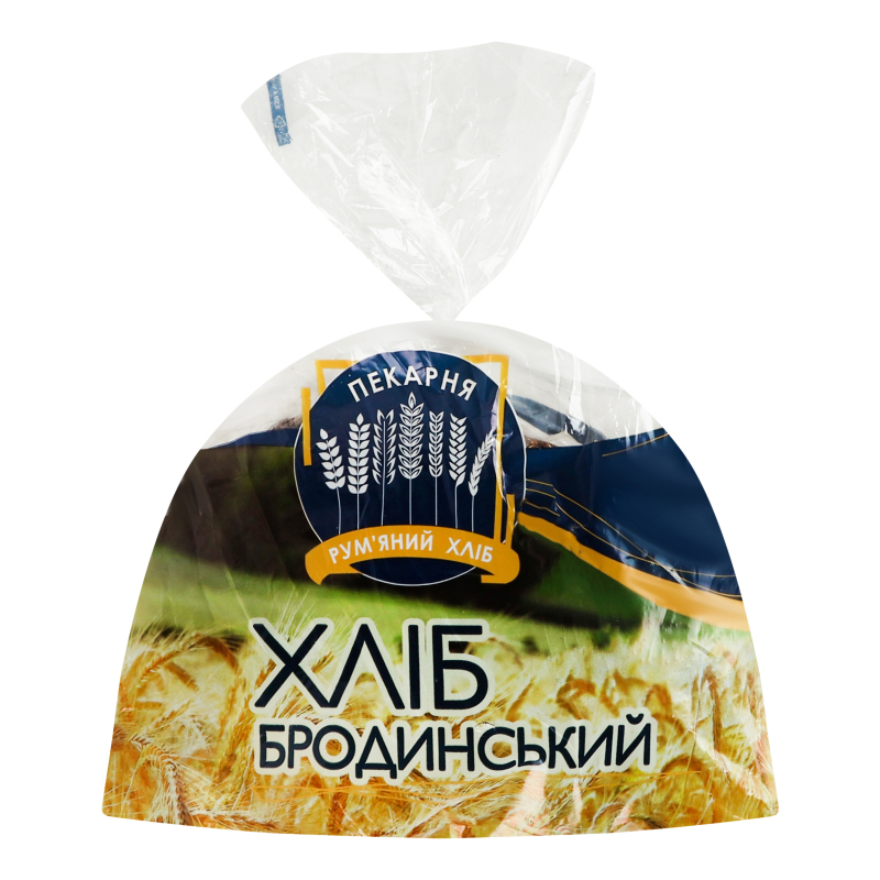 Хліб Бродинський Рум'яний хліб м/у