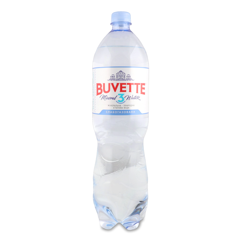 Вода мінеральна Вітал №3 слабогазована 1,5л пет Buvette
