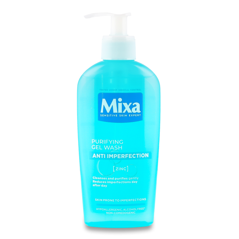 Гель д/вмивання Anti-Imperfection д/чутливої шкіри обличчя 200мл Mixa