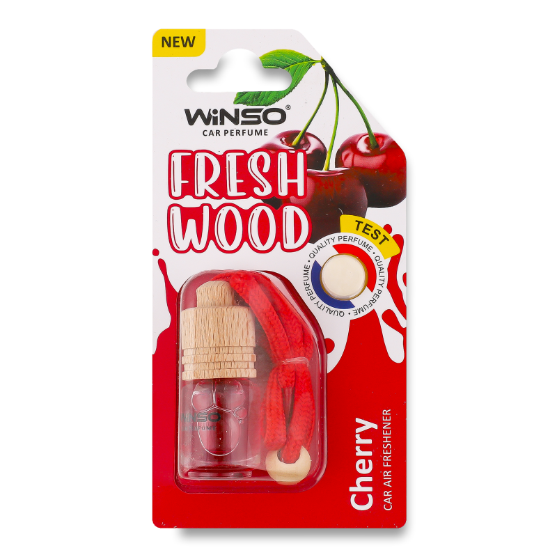 Ароматизатор д/авто Fresh Wood Cherry 4мл блістер Winso