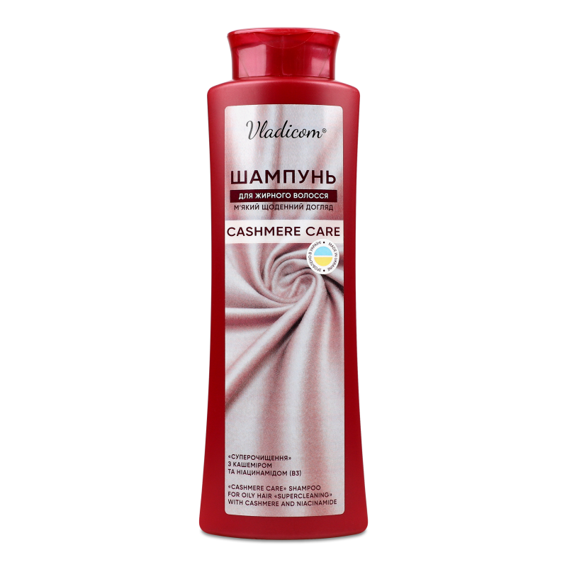 Шампунь Кашемір Кеір Суперочищення з кашеміром та ніацинамідом д/жирного волосся 500мл Владіком